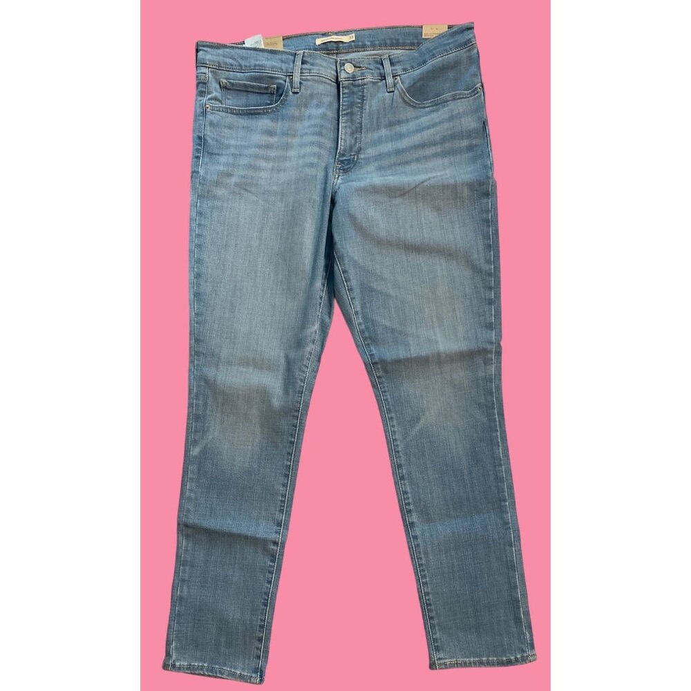 Levis 311 Shaping Skinny Jeans Mid Rise 33x30 Light Wash Womens Denim